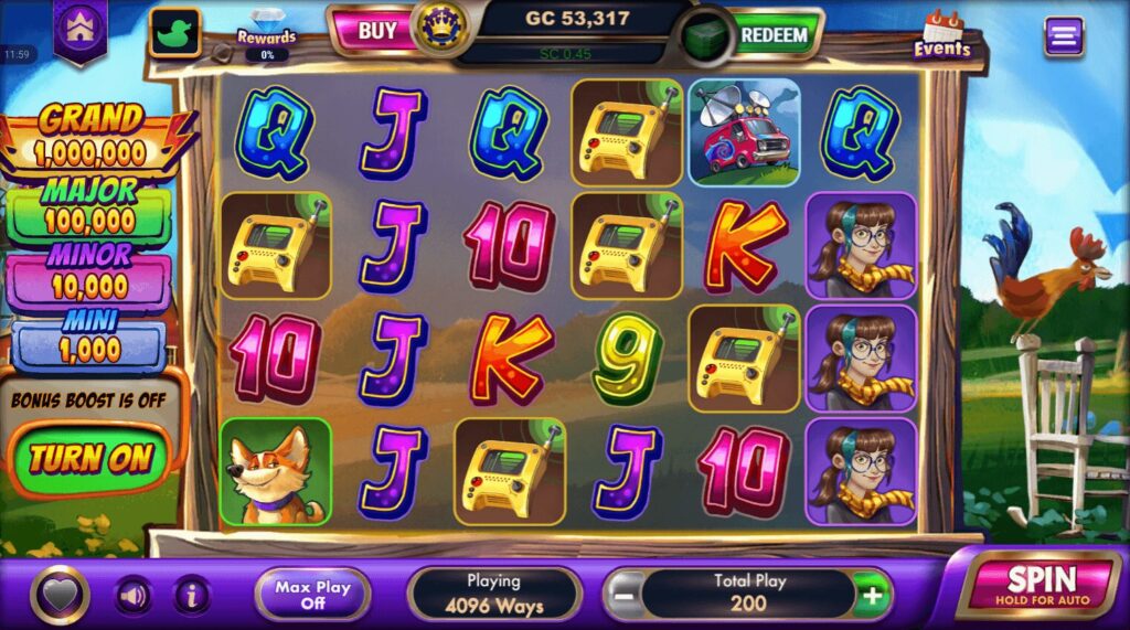 LuckyLand Slots Page