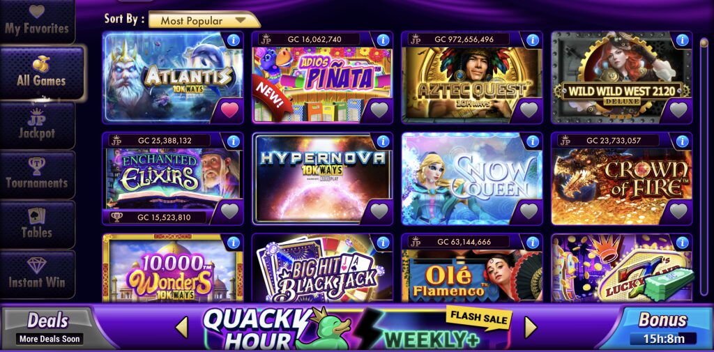 LuckyLand Slots Lobby 2