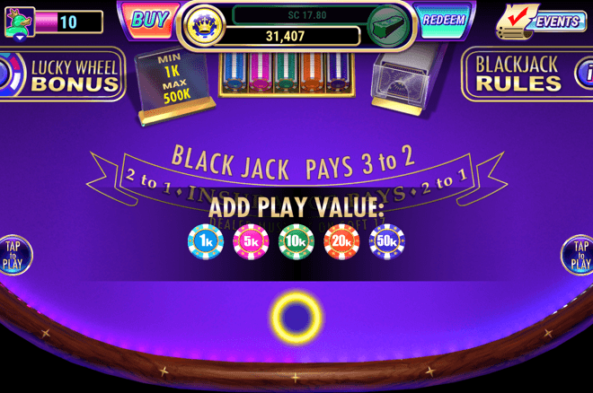 Big hit Blackjack at LuckyLand Slots