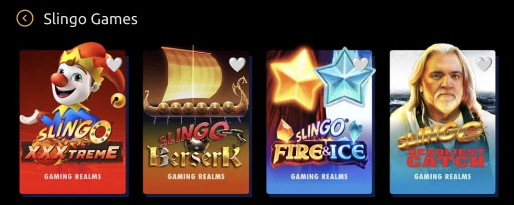 jackpota's slingo games