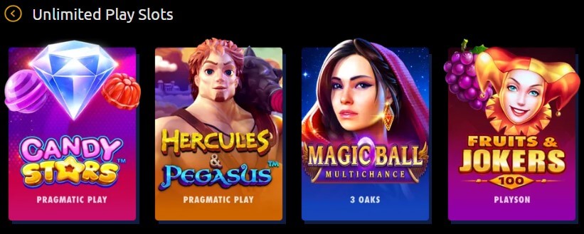 jackpota's unlimited play games