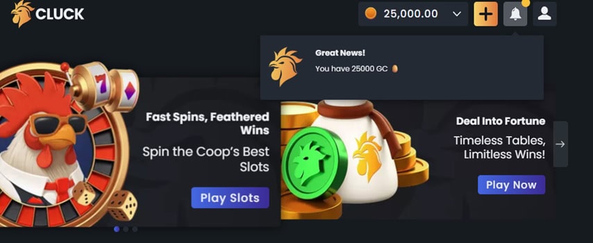 cluck.us casino bonuses