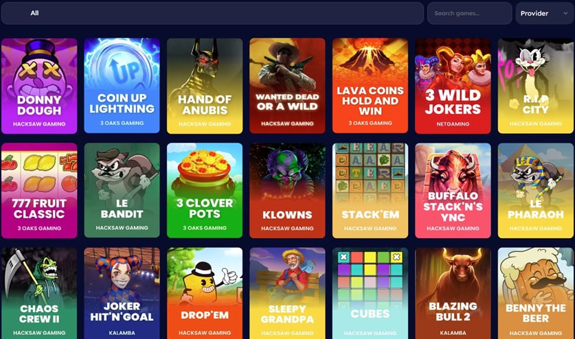 a range of speedsweeps slots games
