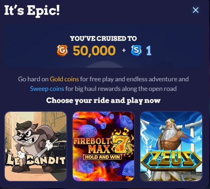 information about sixty6 games, and a rize of Gold Coins and Sweeps Coins