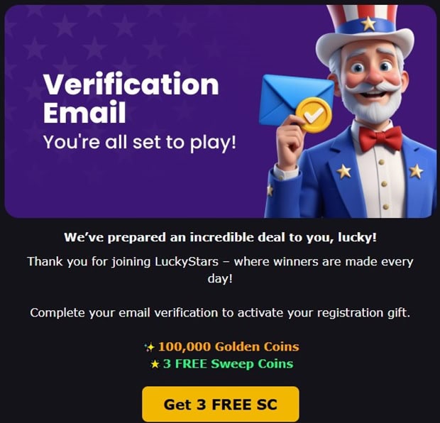 luckystars bonus
