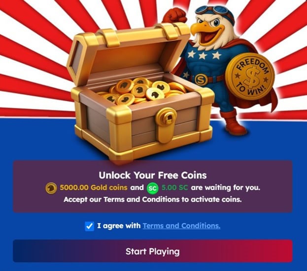 sweepsusa welcome bonus