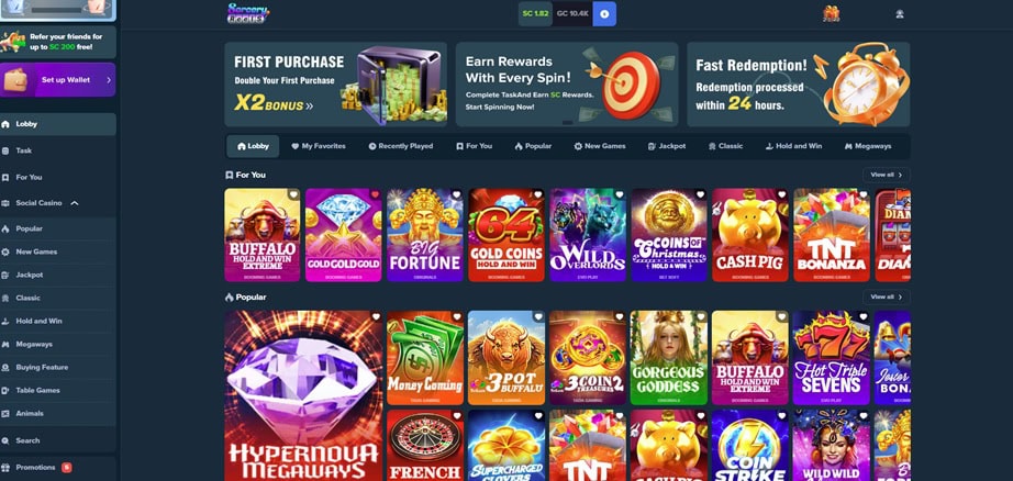 sorcery reels homepage