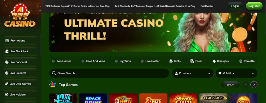 a1-casino games