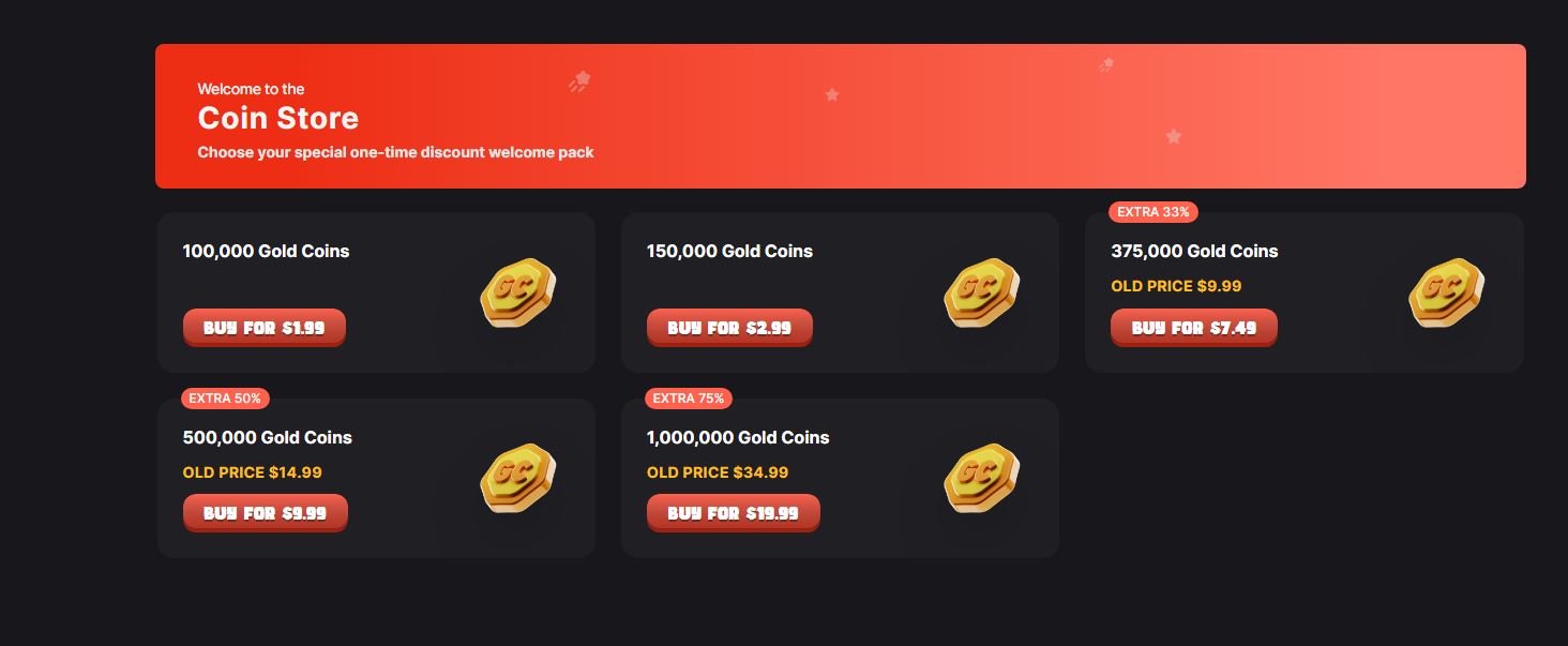 rolla coin purchases