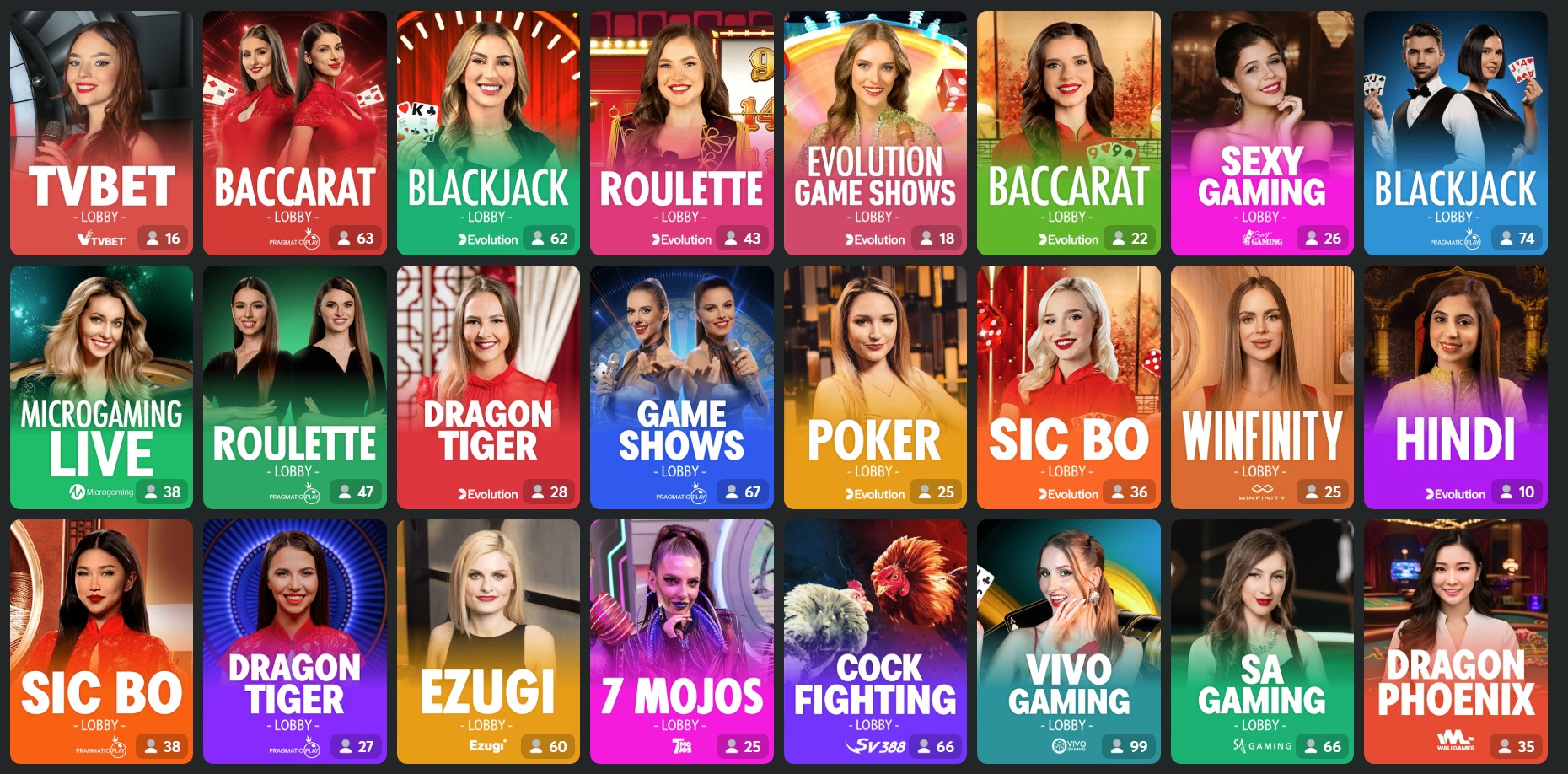 BC.Game live dealers