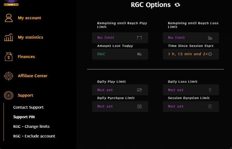 midas jackpots responsible gambling