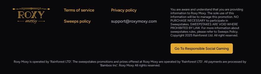 roxy moxy customer support information