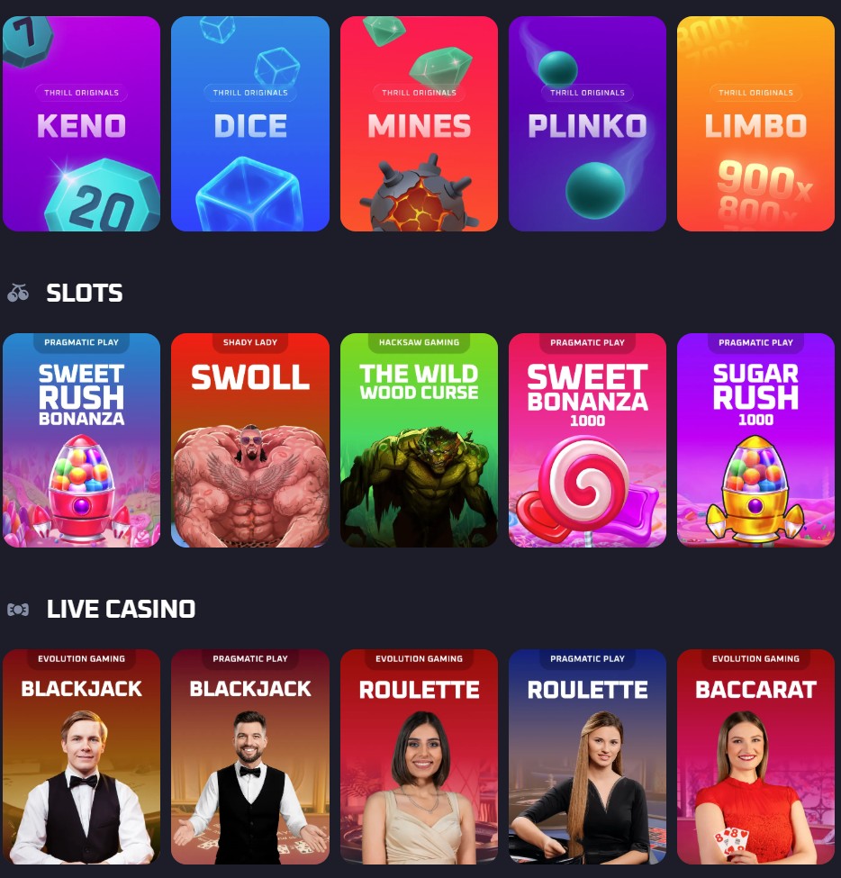 Thrill Casino Games